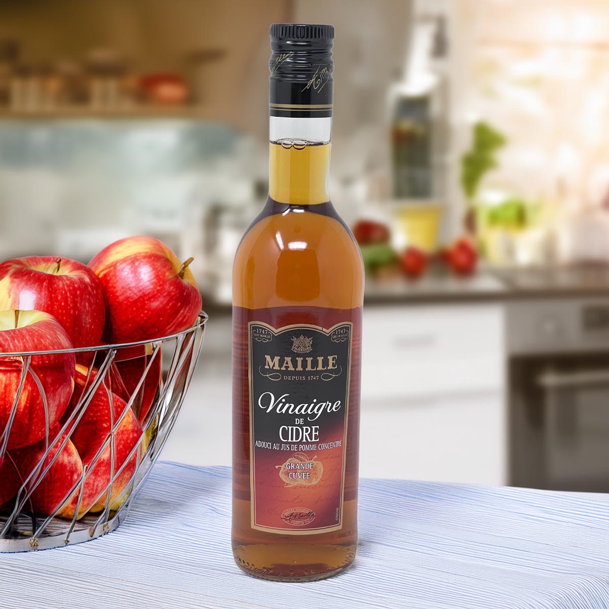 Maille Apfelessig mit Apfelsaft & Cidre - Fruchtige Aromen für Ihre Gerichte