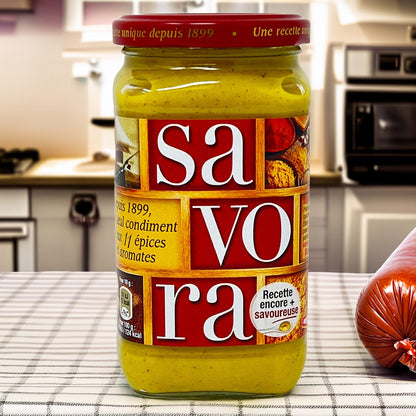 Savora Milder Senf: Französische Delikatesse im Glas – Genuss pur!
