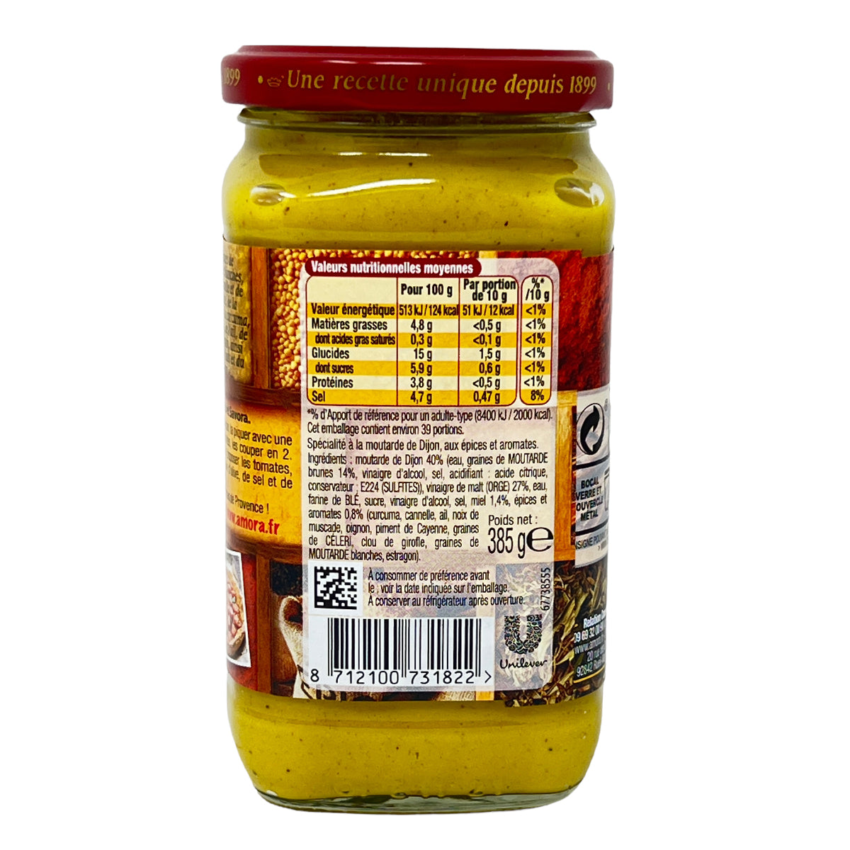 Amora Savora Milder Senf: Französische Delikatesse im Glas - Kulinarische Raffinesse