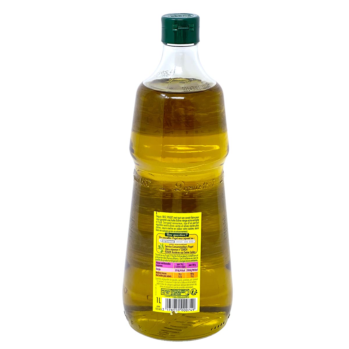 Puget extra natives Olivenöl aus Frankreich – 1 Liter feines Olivenöl für Genießer