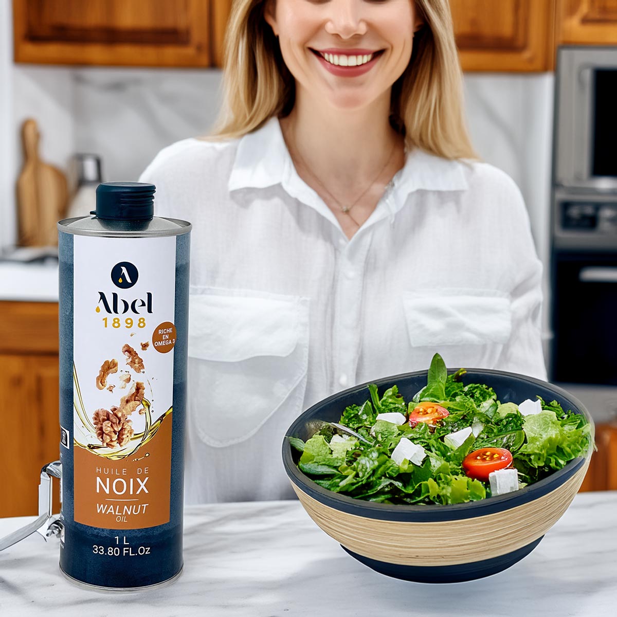 Huilerie de Lapalisse 100% Walnussöl aus Frankreich – 1L reines, aromatisches Öl