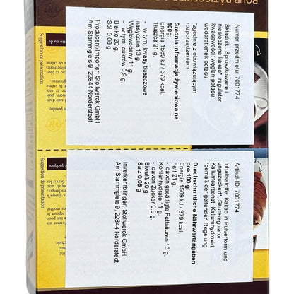 VAN HOUTEN L'ORIGINAL CACAO EN POUDRE non sucré - Kakao ohne Zucker 250 Gramm