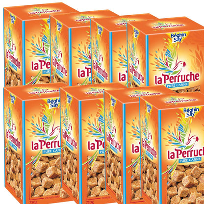 La Perruche Brauner Rohrzucker: Natürliche Würfel – 8 x 750 g für feinsten Genuss