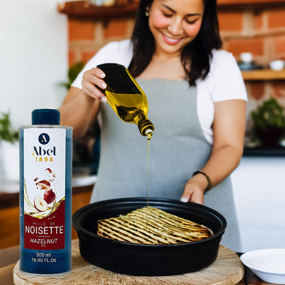 Haselnussöl 100% - 0,5 Liter reines Nussaroma, Huilerie de Lapalisse aus Frankreich
