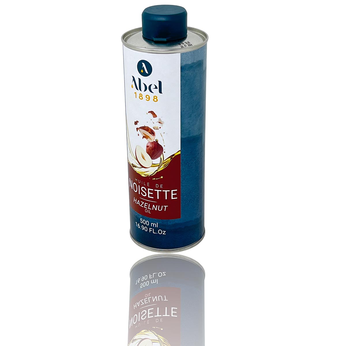 Haselnussöl 100% - 0,5 Liter reines Nussaroma, Huilerie de Lapalisse aus Frankreich