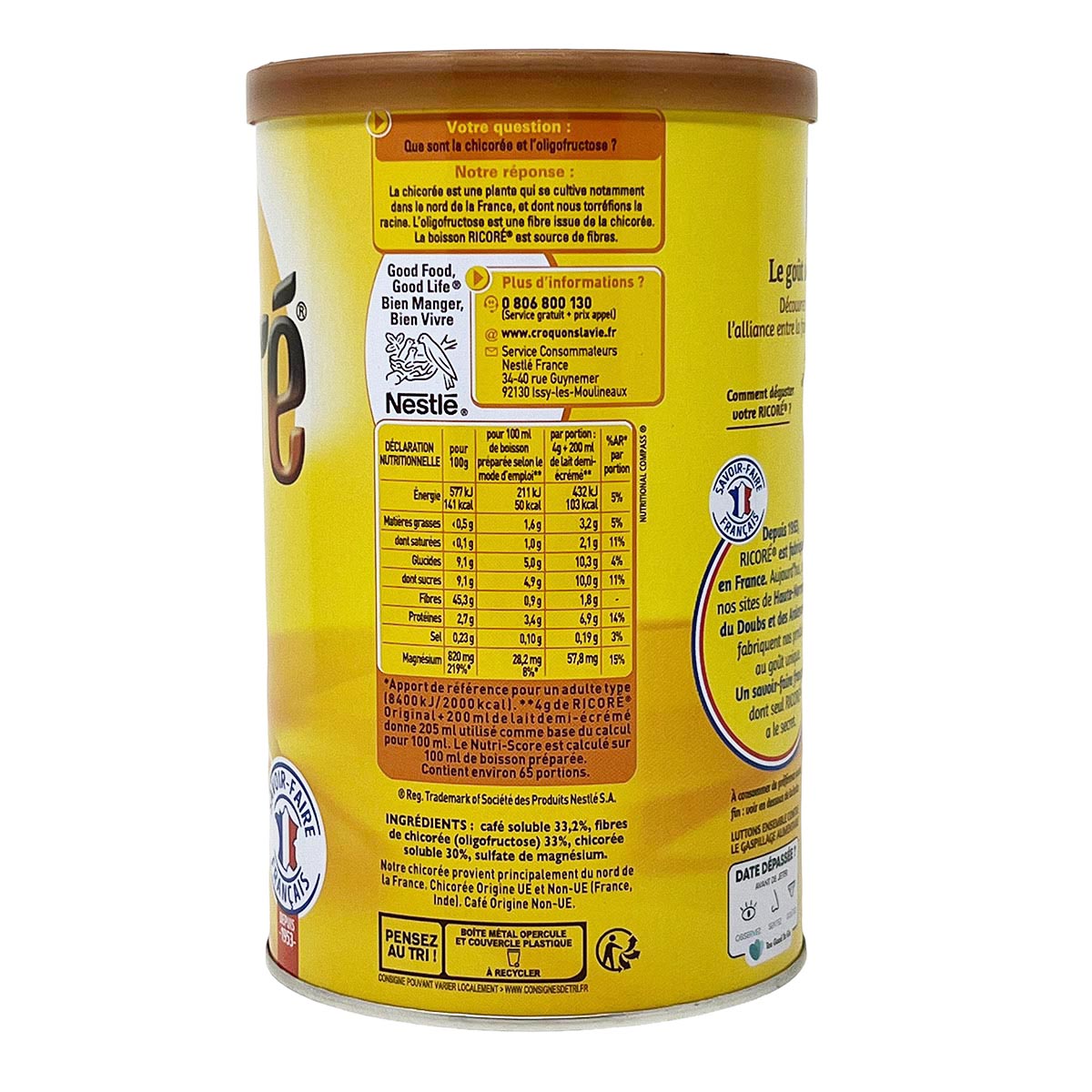 Nestlé Ricoré l'instant Instant Kaffee mit Zichorie 260g