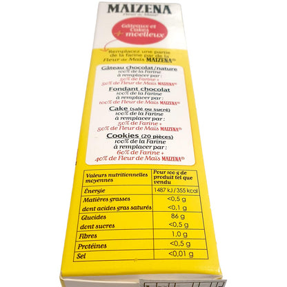 MAIZENA Fleur de Mais Glutenfrei, 400g - Reine Maisstärke zum Binden und Backen