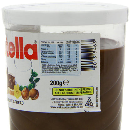Ferrero nutella im praktischen Trinkglas 15 x 220 Gramm Perfekt für unterwegs!