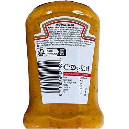 Heinz Andalouse Sauce: Köstliche Kombination aus Tomate und Senf, 220g