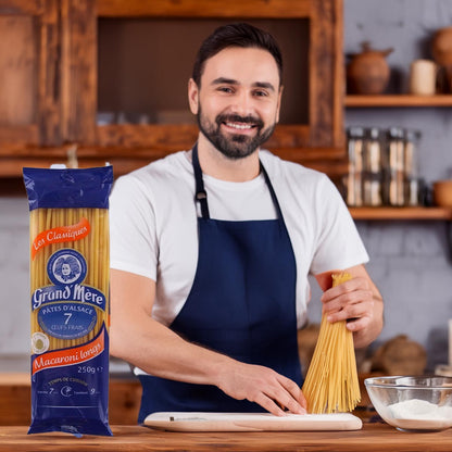 Grand' Mère Eiernudeln aus dem Elsaß Macaronis Longs / Makkaroni lang   250 Gr.
