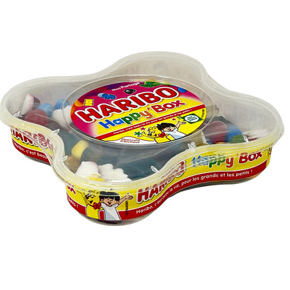 Haribo Happy Box: Bunte Vielfalt aus Frankreich - 600 Gramm süßer Genuss