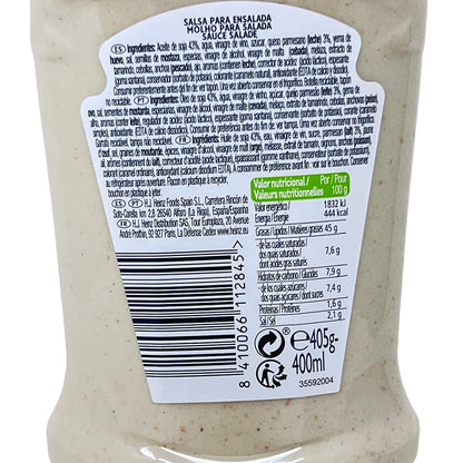 Heinz Caesar Dressing: Originaler Geschmack für Ihre Salate - Spenderflasche 400ml