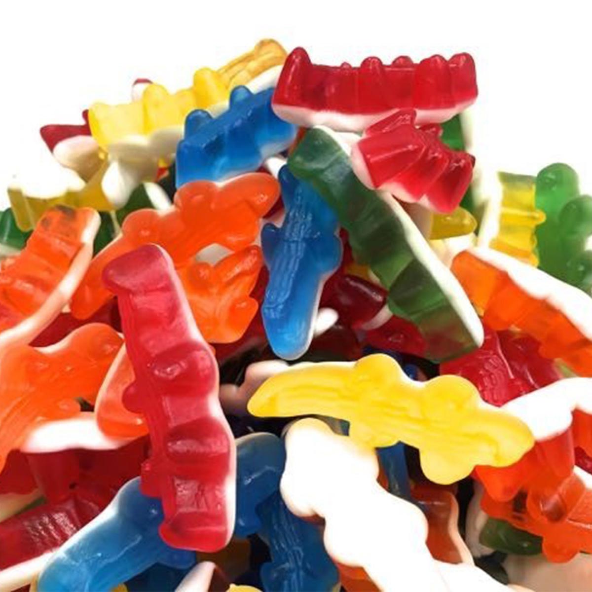 Haribo Croco Krokodile Vrac 2KG Mega Beutel – Fruchtige Gummibonbons aus Frankreich