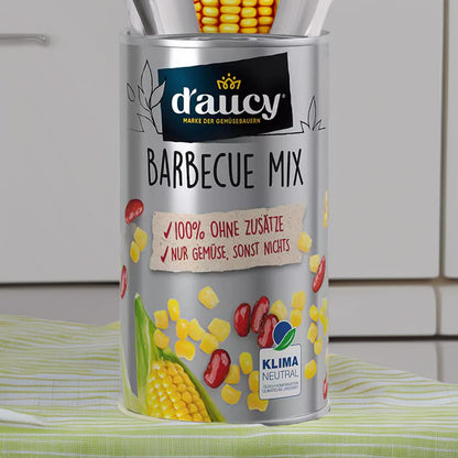 d'aucy Barbecue Mix - -- 100% ohne Salz und Zuckerzusatz,    6x285g Dose