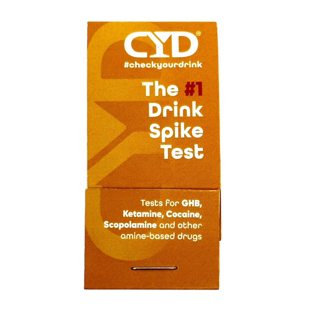 CYD® Teststreifen – 8er Pack für den schnellen Nachweis von K.O.-Tropfen in Getränken