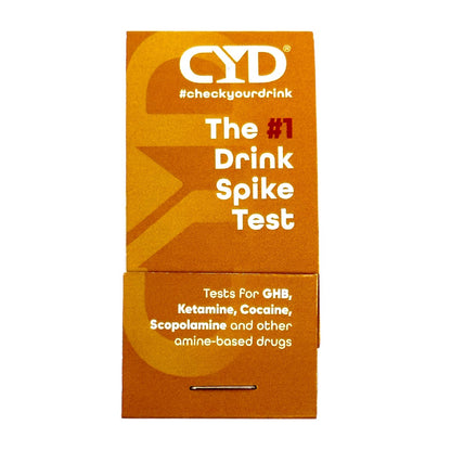 CYD® Teststreifen – 8er Pack für den schnellen Nachweis von K.O.-Tropfen in Getränken