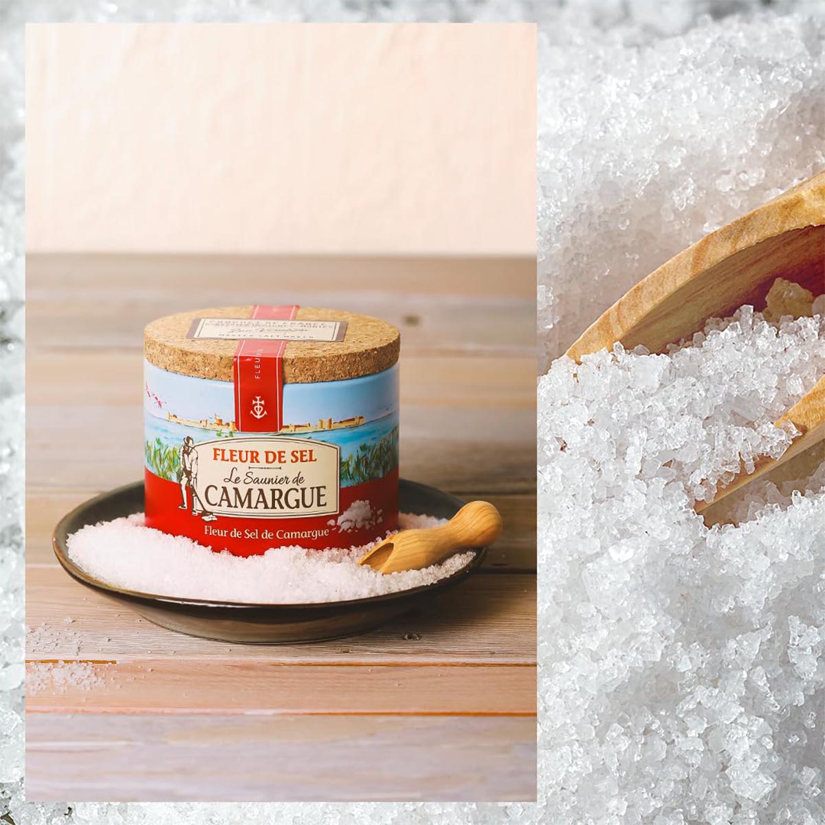 Le Saunier de Camargue Fleur de Sel Meersalz 125 Gramm