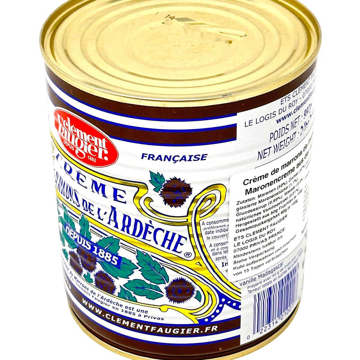 Clement Faugier Maronencreme - Original aus Frankreich, 992 Gramm