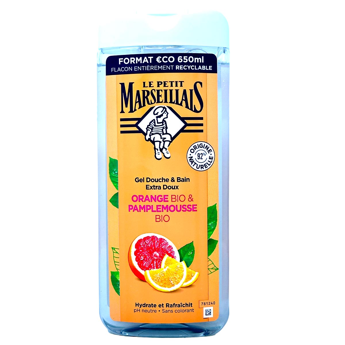 Le Petit Marseillais Duschgel und Badezusatz mit Orangen und Grapefruit 650ml