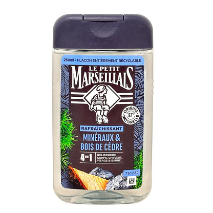 Le Petit Marseillais Duschgel mit Zedernholz und Mineralien 250 ml