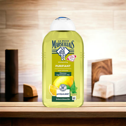 Le Petit Marseillais Shampoo Brennnessel & Zitrone normales Haar 250 ml