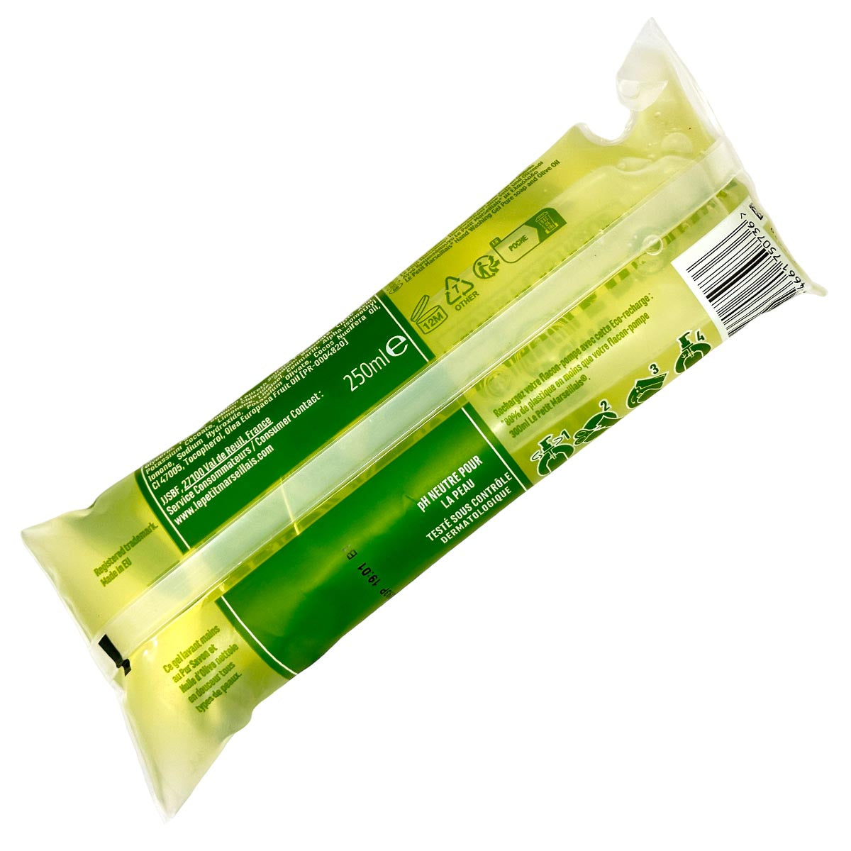 Le Petit Marseillais Flüssigseife Olive  250 ml Nachfüllpack aus Frankreich