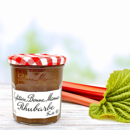 Fruchtiger Genuss: Bonne Maman Rhabarber-Konfitüre aus Frankreich, 370g