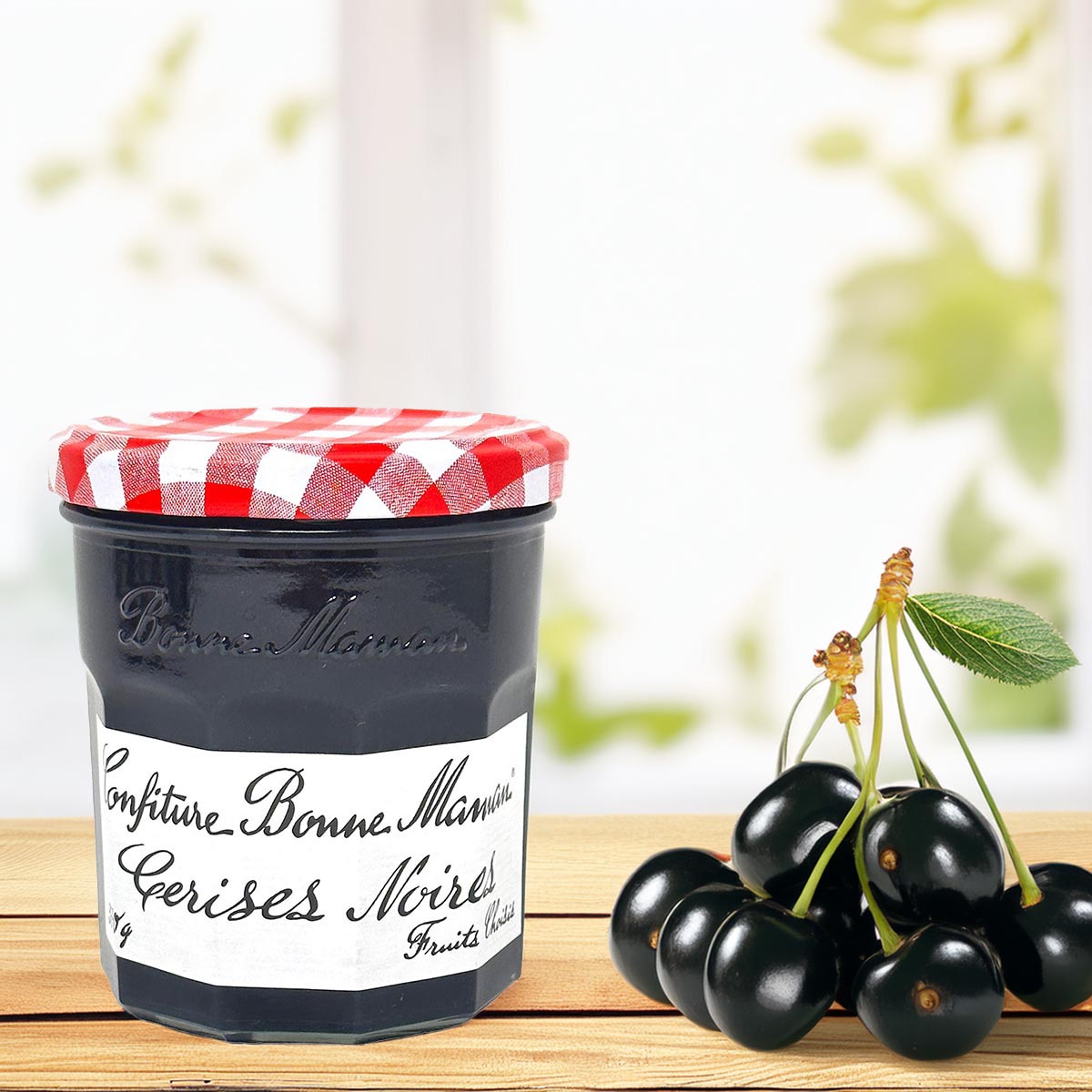 Französische Schwarzkirsch-Konfitüre: Bonne Maman 370g