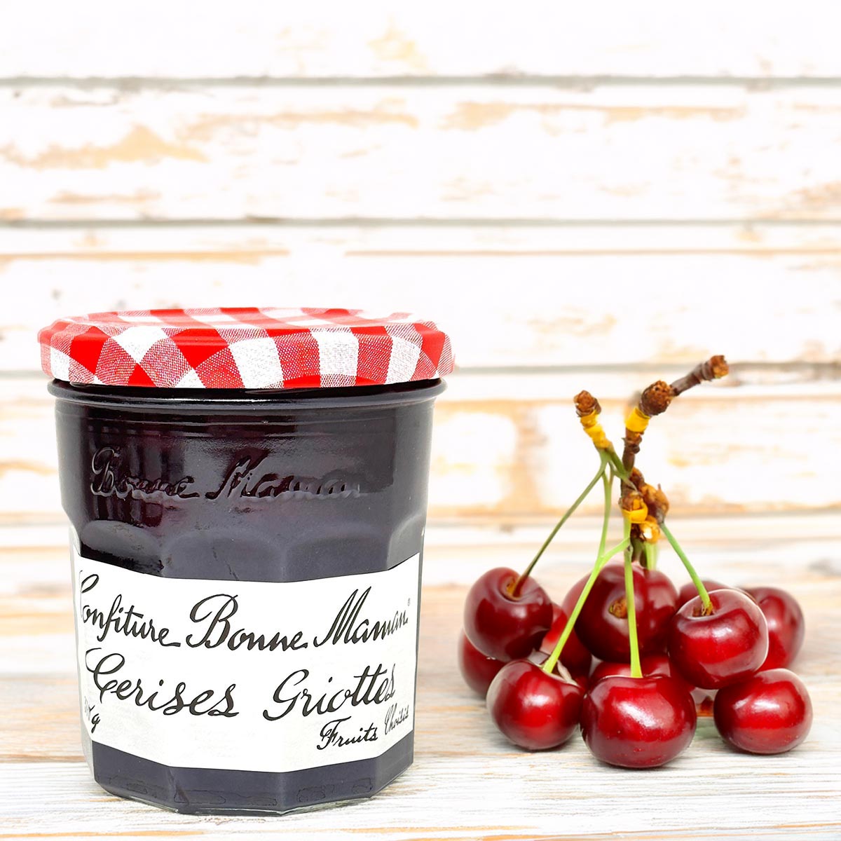 Bonne Maman Sauerkirsch-Konfitüre - Fruchtiger Genuss aus Frankreich 370g