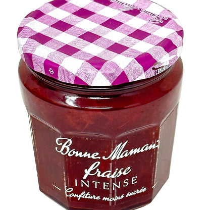 Bonne Maman Erdbeerkonfitüre intense - Intensiver Fruchtgenuss aus Frankreich, 335g