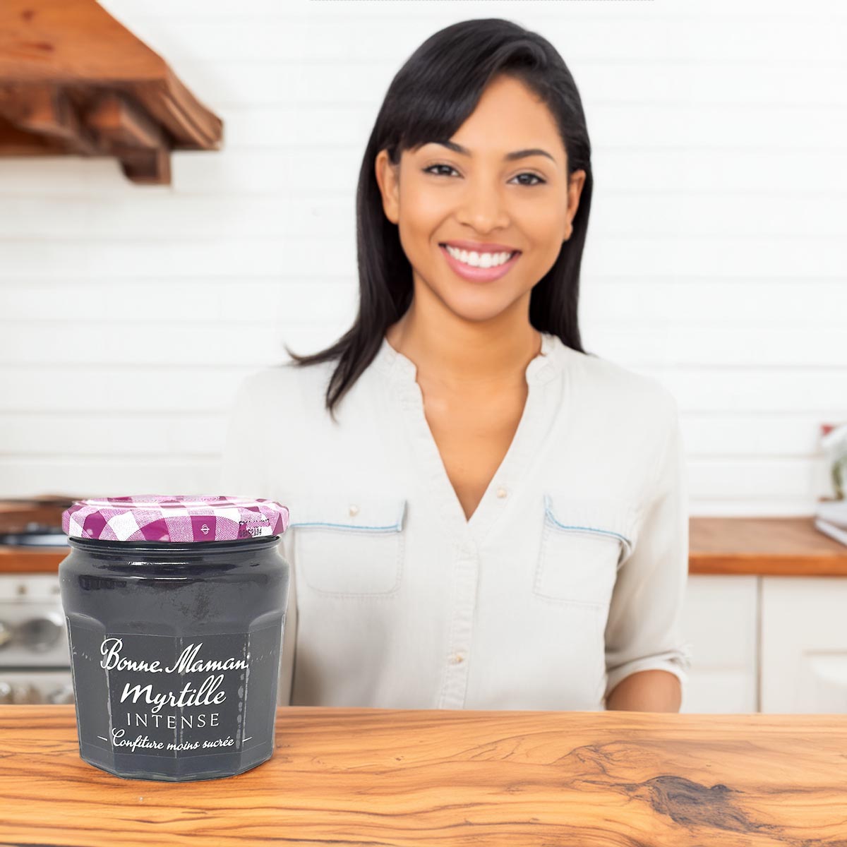 Bonne Maman Heidelbeere  Entdecke den Geschmack Frankreichs - Fruitée Intense 335g