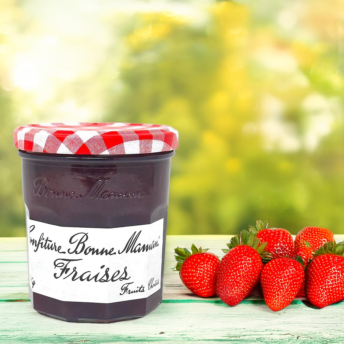 Bonne Maman Erdbeere Konfitüre - Fraises Confiture 370 Gramm aus Frankreich