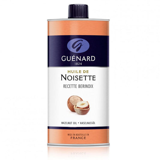 GUÉNARD Haselnussöl 500ml - Hochwertige Mischung aus raffiniertem und nativem Öl