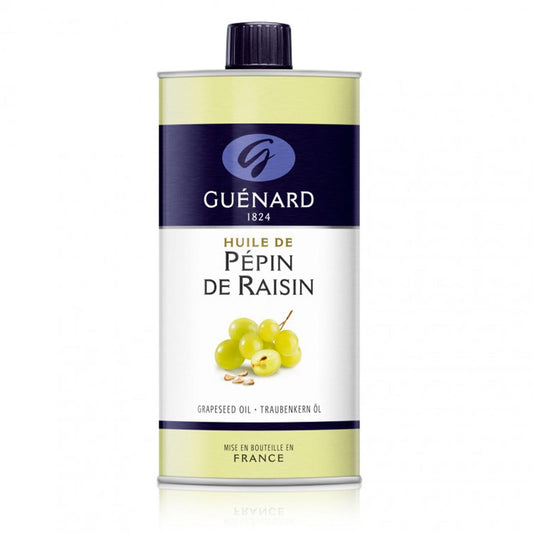 GUÉNARD Traubenkernöl 500ml - Vielseitiges Öl für Küche und Hautpflege