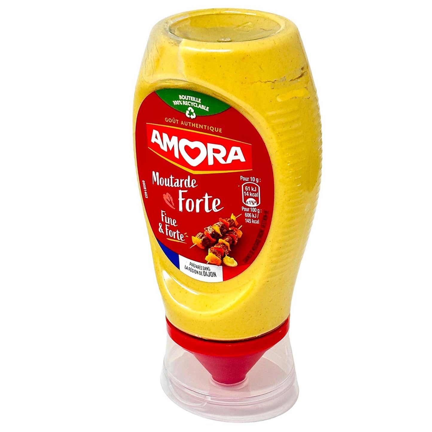 Amora Senf Fine et Forte 265g – Intensiver Geschmack, ideal für jede Mahlzeit