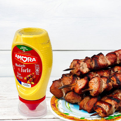 Amora Senf Fine et Forte 265g – Intensiver Geschmack, ideal für jede Mahlzeit