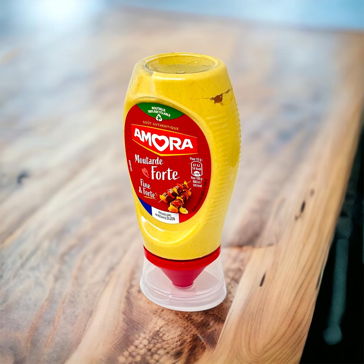 Amora Senf Fine et Forte 265g – Intensiver Geschmack, ideal für jede Mahlzeit