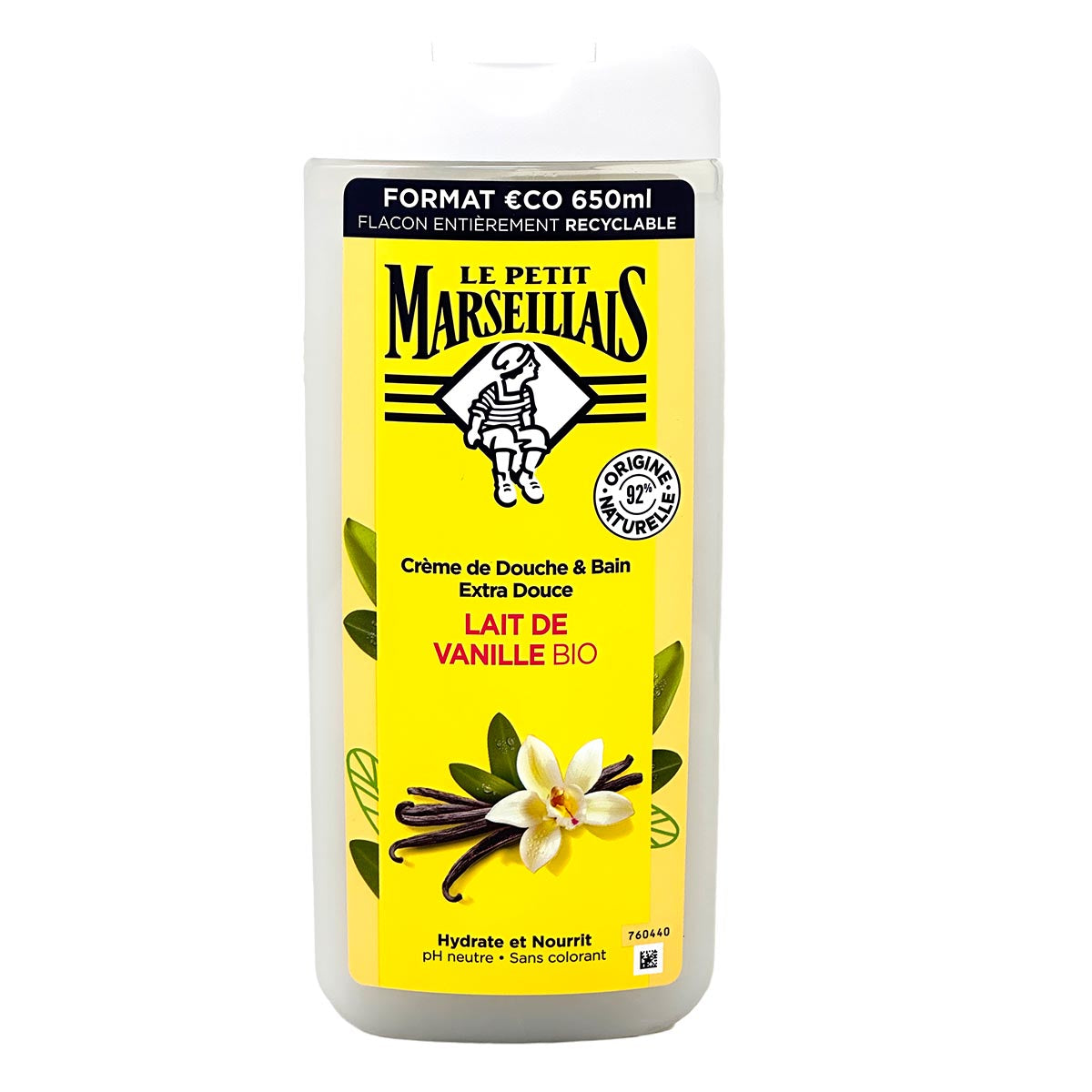 Le Petit Marseillais Vanille Milch Duschgel 650ml - Hautpflege aus Frankreich