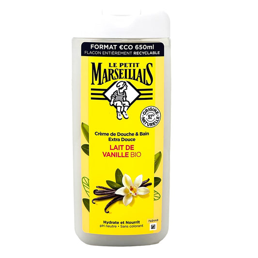 Le Petit Marseillais Vanille Milch Duschgel 650ml - Hautpflege aus Frankreich