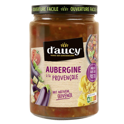 d'aucy Aubergine à la Provençale – Zarte Auberginen mit Kräutern (in 2 Min. fertig)