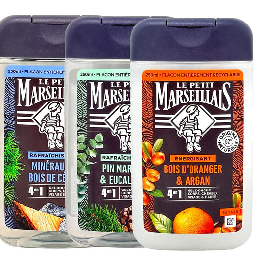 Le Petit Marseillais Duschgel 3er Set "Herb" -  3 verschiedene Duschgels herb