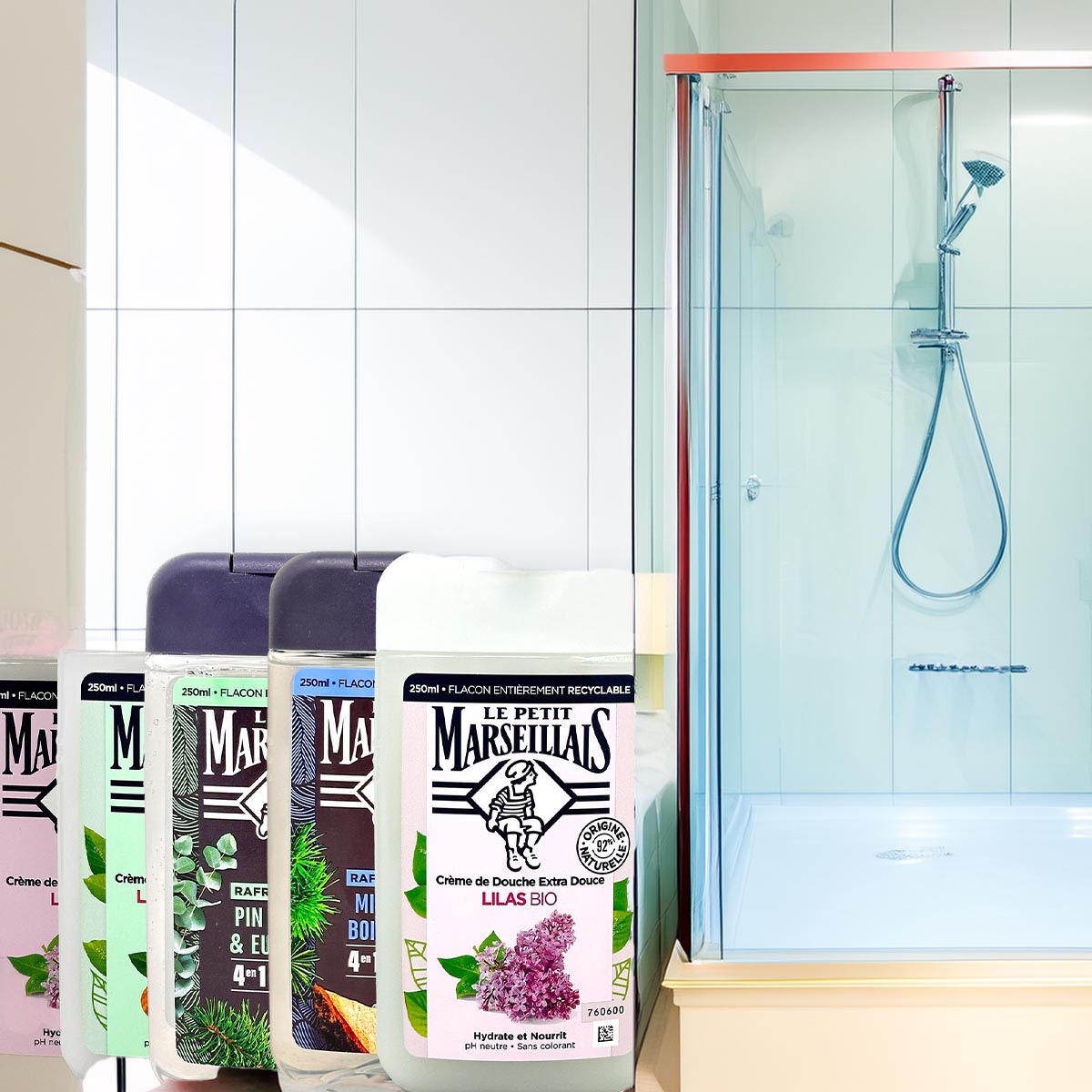 Le Petit Marseillais Familien-Set Duschgel: Duschvergnügen für die ganze Familie