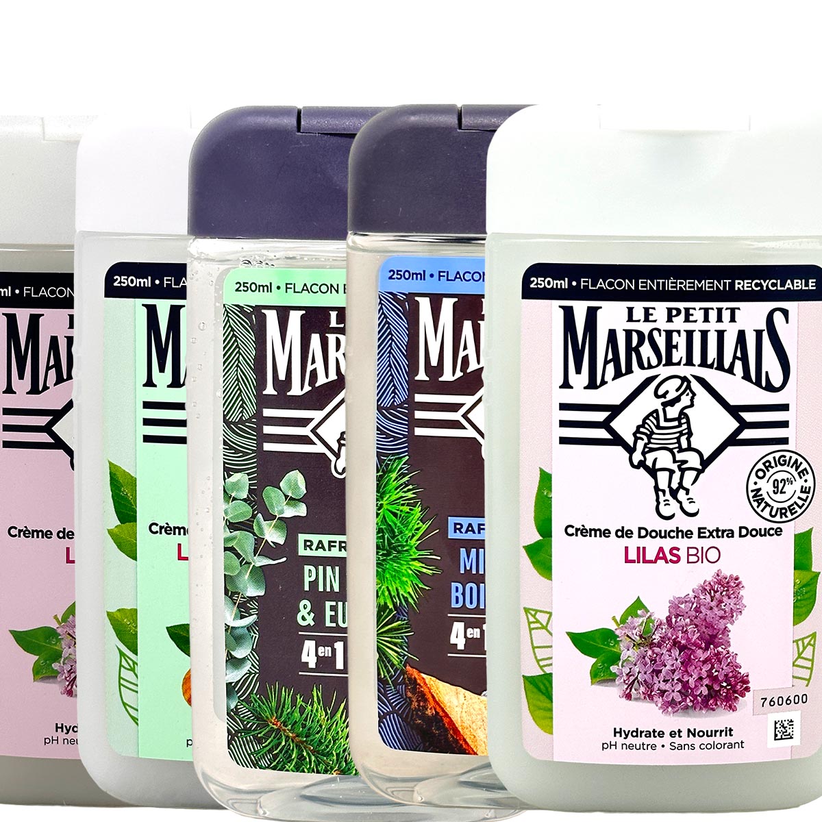 Le Petit Marseillais Familien-Set Duschgel: Duschvergnügen für die ganze Familie