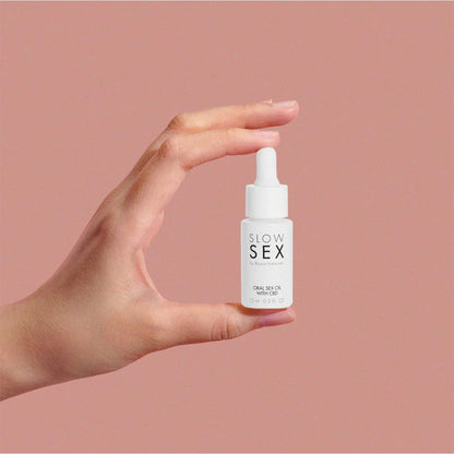 Bijoux Indiscrets SLOWSEX Oralsex-Öl mit CBD – Gesteigerte Empfindungen, 15ml