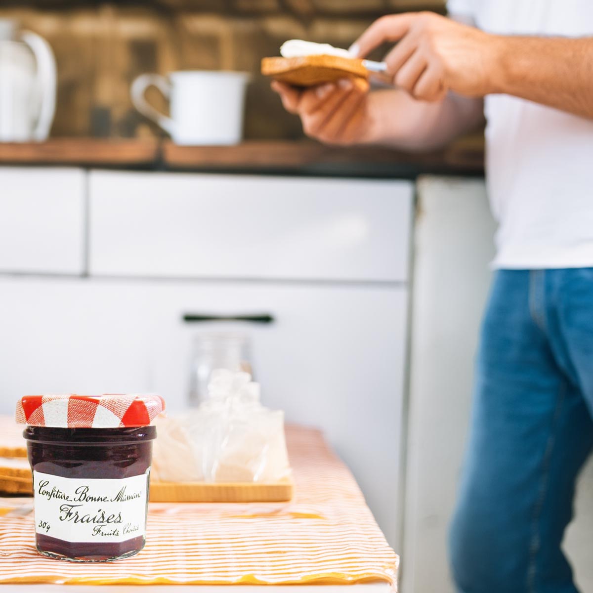 Bonne Maman Himbeer Konfitüre Confiture Framboise 15 x 30 Gramm aus Frankreich