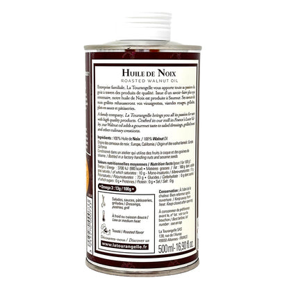 Veredeln Sie Ihre Gerichte: LA TOURANGELLE Geröstetes Walnussöl, 500ml