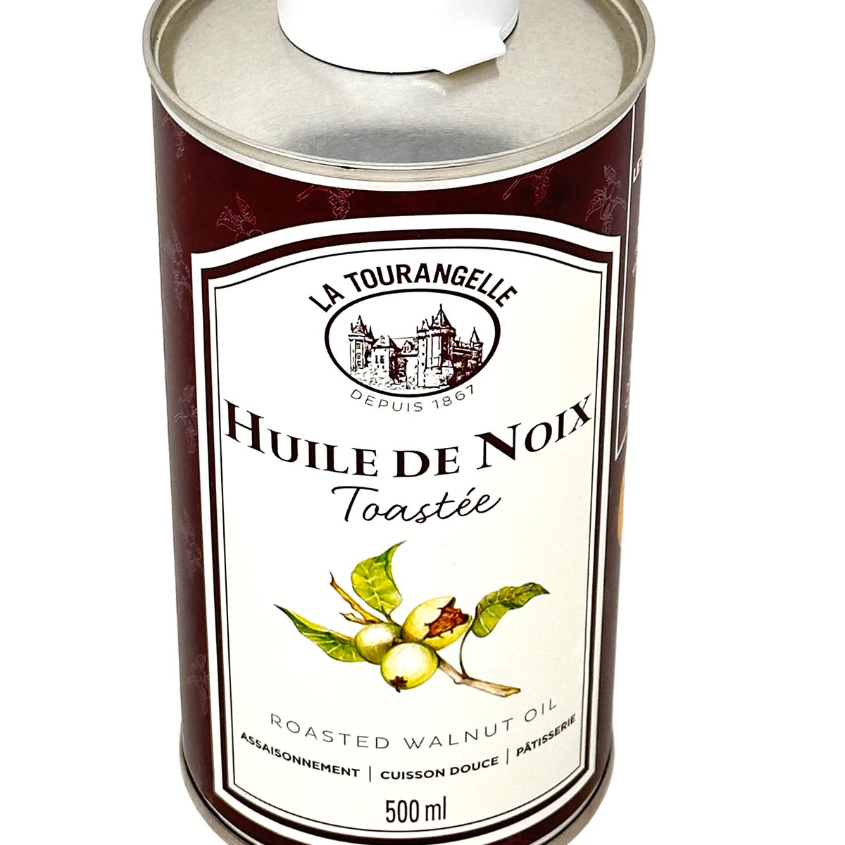 Veredeln Sie Ihre Gerichte: LA TOURANGELLE Geröstetes Walnussöl, 500ml