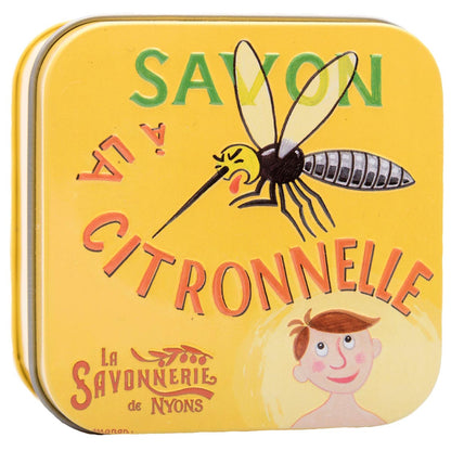 La Savonnerie De Nyons Zitronengras Seife 100g in Metalldose - Frische Reinigung