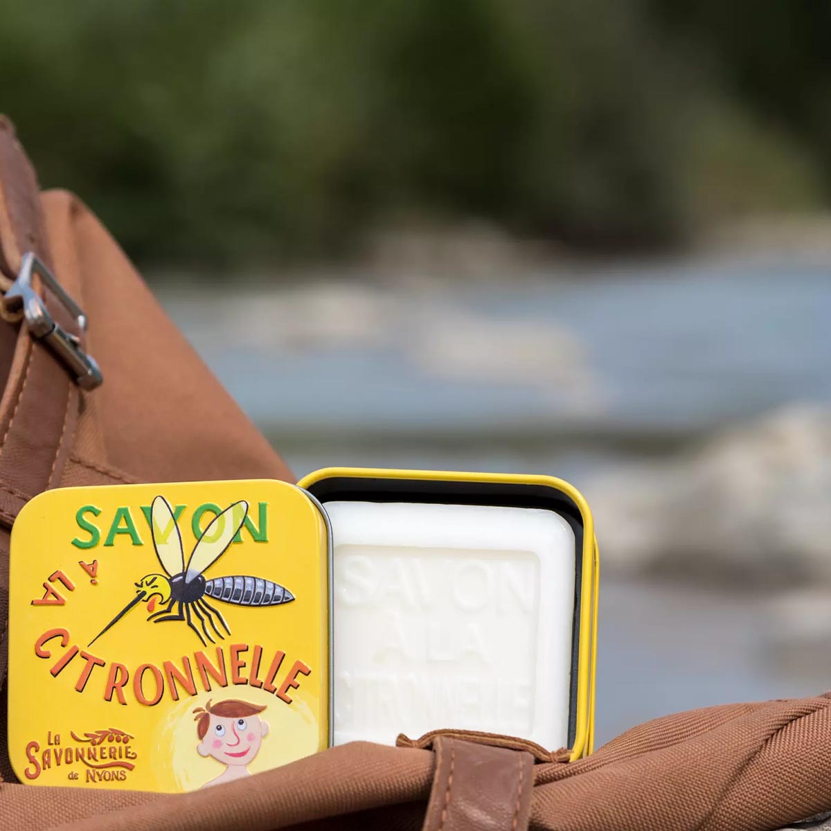 La Savonnerie De Nyons Zitronengras Seife 100g in Metalldose - Frische Reinigung