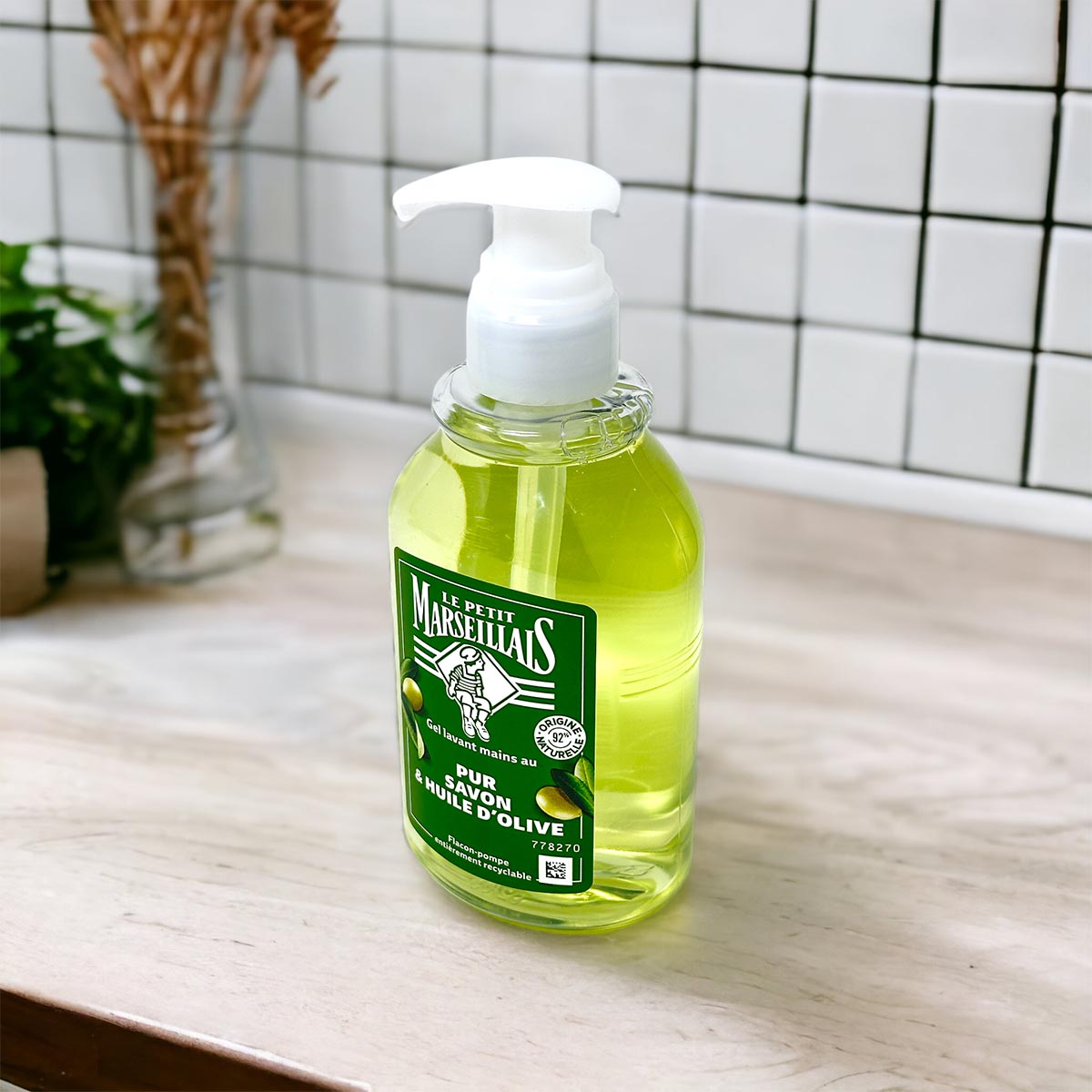 Le Petit Marseillais Flüssigseife pur Savon Olive 300ml + 2 x 250 ml Nachfüllpack